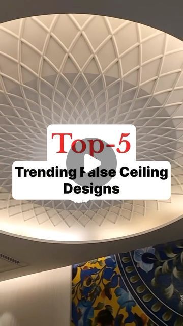 Reom Interior Designing on Instagram: "Top-5 Trending False Ceiling Designs ✨  #reomspace #reomdesigns   #falseceiling #ceilingdesign #ceilingart #ceiling #ceilingdecor #interiordesign #housedesign #lightingdesign #bathroomdesign #interiordesign #lightdesign #housedesign #design #bedroomdesign #ceilinglight #homedesign #ceilingfan #stretchceiling #luxurydesign #wall #interiordesign #interior #interiordesigner #design #interiorarchitecture #interiorstyling #interiordecor" Living Room Unique Ideas, Colour Combination For Hall, Best False Ceiling Designs, False Ceiling For Hall, Birthday Brother In Law, False Ceiling Designs, False Ceiling Living Room, Roof Ceiling, New Ceiling Design