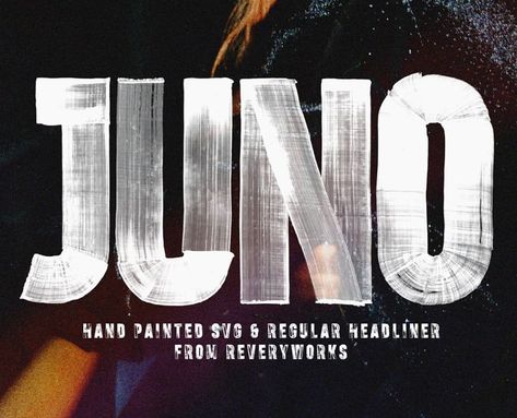 Juno Condensed Hand Painted Headliner Font Condensed Fonts, Urban Fonts, Powerful Statements, Font Brush, Paint Font, Condensed Font, Sports Fonts, Old English Font, Professional Fonts