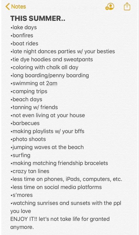 Summer List Ideas, Summer Bucket List For Teens, Ultimate Summer Bucket List, Summer Checklist, Summer To Do List, What To Do When Bored, Summer Fun List, Vie Motivation, Motiverende Quotes