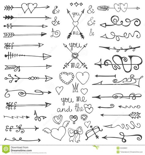 Image result for hand drawn valentines Doodle Arrows, Orca Tattoo, Ornamental Vector, Hand Drawn Arrows, Doodle Borders, Hamsa Tattoo, Arrow Drawing, Arrow Tattoo, Arrow Tattoos