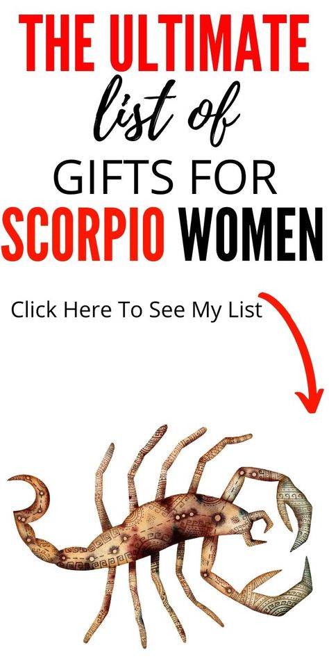 Superb Gift Ideas for a Scorpio Woman | Women's Horoscope Gift | Presents for my Girlfriend | Gift Ideas for Women | Gifts for Wife | Birthday | Christmas Scorpio Gifts Ideas, Birthday Present Ideas For Women, Birthday Gift Ideas For Girlfriend, Thank You To Coworkers, Gifts For Wife Birthday, Wife Birthday Gift Ideas, Milani Color Statement Lipstick, Birthday Gifts For Wife, Girlfriend Gift Ideas