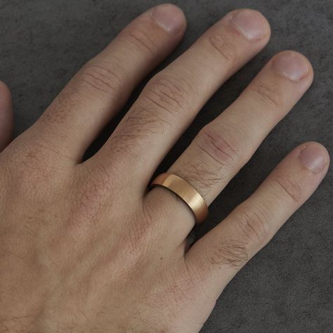 Rose Wedding Band, Rose Gold Top, 6mm Wedding Band, Traditional Wedding Bands, Mens Gold Wedding Band, Single Stone Ring, Nyc Jewelry, Yellow Gold Wedding Band, Wedding Rings Rose Gold