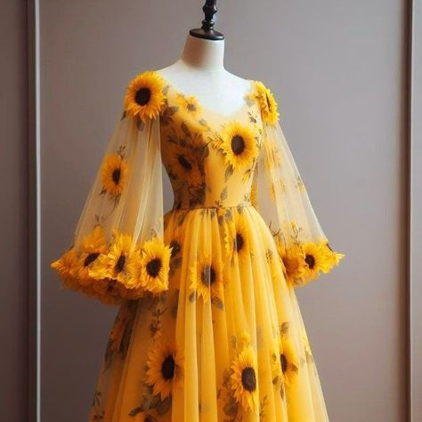 Prom Dress Inspiration, Fantasy Gowns, Pretty Prom Dresses, Fairytale Dress, Fantasy Dress, Modest Fashion Outfits, Fancy Dresses, Ball Dresses, Yellow Dress