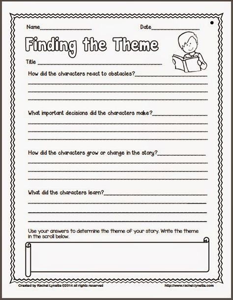 Ideas for Teaching Theme Teaching Story Elements, Binder School, Teaching Theme, Teaching Themes, Literary Themes, Literary Elements, Reading Themes, Third Grade Reading, 5th Grade Reading