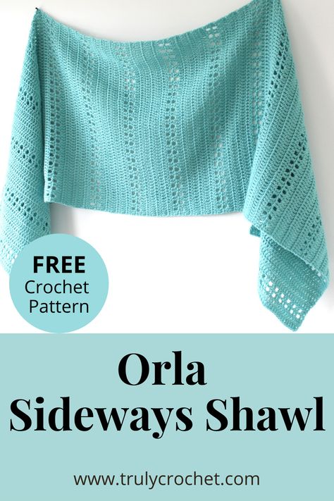 Sideways Shawl, Prayer Shawl Crochet Pattern, Prayer Shawl Patterns, Crochet Prayer Shawls, Crochet Shawl Free, Crocheted Shawl, Crochet Wrap Pattern, شال كروشيه, Crochet Shawl Pattern Free