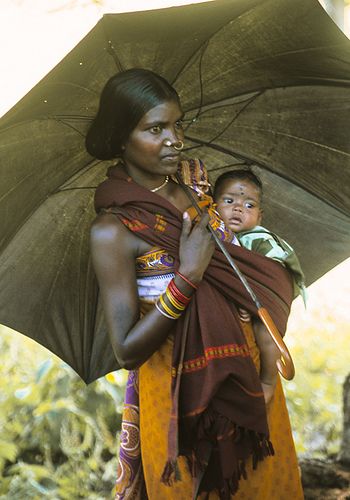 Woman & child from Orissa, India.