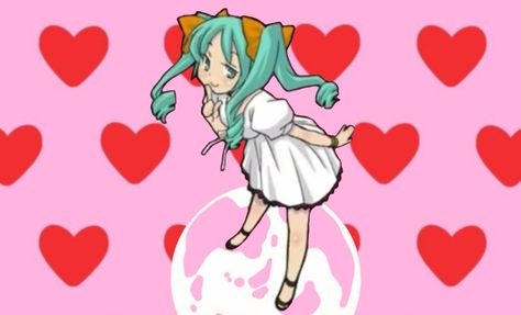 World Is Mine Miku, Wanting To Be Loved, Hatsune Miku Songs, World Is Mine, Nostalgia Art, Clover Tattoos, Monster Prom, Heart Background, To Be Loved