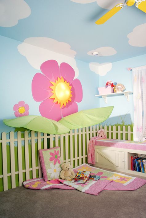 Little Girl Room Ideas | Home Design Lover Magical Children's Bedroom from Kidtropolis - Home ... Garden Bedroom Ideas, Kids Bedroom Themes, Paint My Room, Cool Kids Bedrooms, Girls Playroom, Garden Bedroom, Big Girl Rooms, Baby's Room