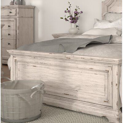 Farmhouse Coastal Bedroom, Coastal Bed Frame, Farmhouse Bedroom Bedding, California King Sleigh Bed, Platform Bed Wood, Bed Wood, Sleigh Beds, Distressed Furniture, Coastal Farmhouse