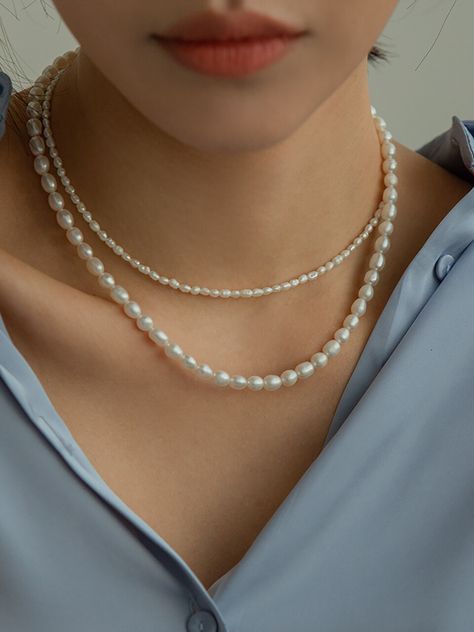 Editor's NotesJewelry collection from LUNNE will flatter any look gracefully.- Strands of pearl necklace- Freshwater pearl- Classic and luxurious- (3) different sizes of pearl options- Irregular shaped pearls- Extender chainMeasurement (in.)- Length: 14 in. + 2.4 in. ExtenderComposition & Care- 925 Silver  18K Gold Plated  Freshwater Pearl- Avoid direct heat and moisture- Wipe with a dry clothDesigner- by LUNNE Classic Pearl Necklace, Couture Jewelry, Accessories Jewelry Necklace, Sea Pearls, Women Accessories Jewelry, Pearl Choker, Freshwater Pearl Necklaces, Fresh Water, Freshwater Pearls