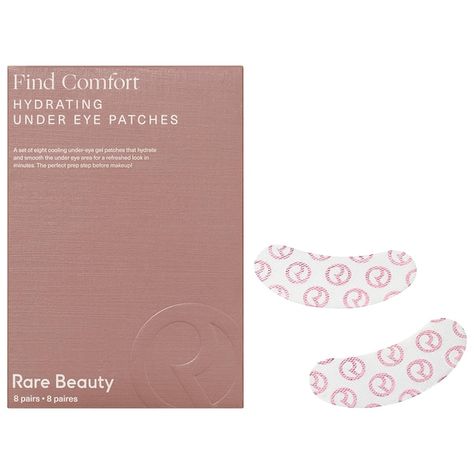 Find Comfort Hydrating Under Eye Patches - Rare Beauty by Selena Gomez | Sephora Undereye Patches, Dry Under Eyes, Under Eye Patches, Rare Beauty By Selena Gomez, Body Mask, Sephora Beauty, Eye Patches, Skin Care Mask, Rare Beauty