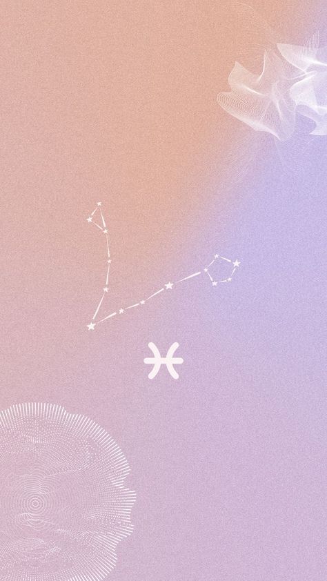 Pisces Aesthetic Wallpaper Iphone, Pisces Aesthetic Wallpaper, Astrology Aesthetic Wallpaper, Pink Pisces, Pisces Constellation Art, Aesthetic Wallpaper For Phone, Pisces Aesthetic, Astrology Aesthetic, Picture Wall Bedroom