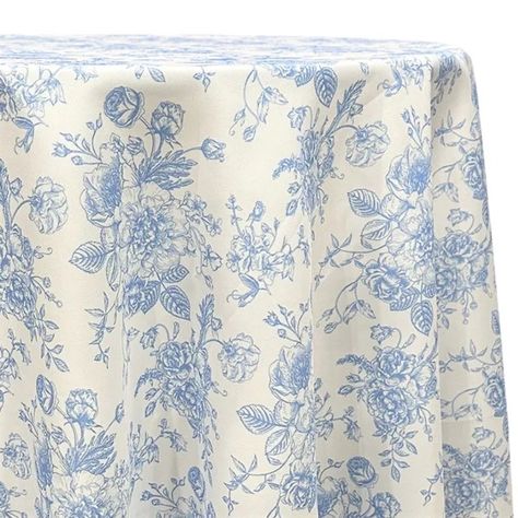 Patterns & Overlays Archives | Page 4 of 8 | Top Tier French Blue Wedding, Spandex Chair Covers, French Toile, Blue Toile, Pipe And Drape, Toile Fabric, Floral Tablecloth, Blue Table, Blue Bridal