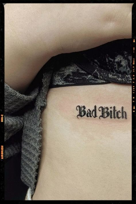 Small Baddie Tattoos Inspiration Baddie Tattoos Arm Small, Bad Small Tattoos, Small Baddie Quotes, Inappropriate Tattoos For Women, Matching Baddie Tattoos, Baddie Tats For Women, Brat Tattoos For Women, Baddie Tattoos For Women, Small Badass Tattoos