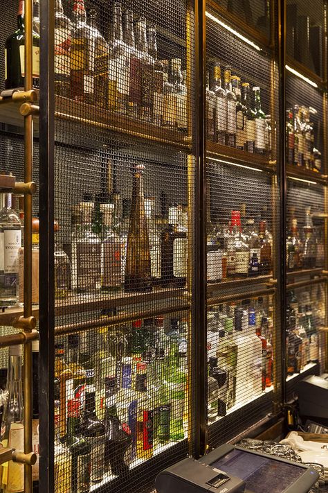 Back Bar Shelving, Whiskey Room, Bar Shelves, Whisky Bar, Bar Inspiration, Bar Interior Design, Whiskey Bar, Home Bar Designs, Bar Displays