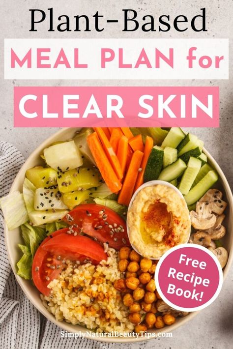 Anti Acne Food Recipes, Acne Diet Meal Plan, Clear Skin Meal Plan, Clear Skin Diet Meal Plan, Acne Food Recipes, Meal Plan For Clear Skin, Acne Recipes Food, Acne Free Diet Plan, Clear Skin Food Recipes