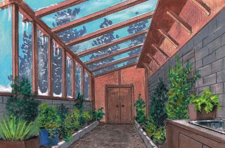 Tips for constructing a greenhouse that is attached to your house:) Greenhouse Attached To House, Solar Greenhouse, Conservatory Greenhouse, Diy Greenhouse Plans, Lean To Greenhouse, Greenhouse Shed, Home Greenhouse, Wooden Greenhouses, Small Greenhouse