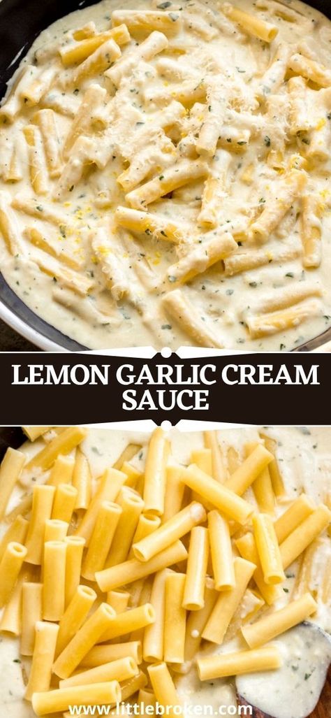 Lemon Parmesan Pasta Sauce, Dinner With Lemon, Dinner With Heavy Cream, Pasta And Cream Sauce, Lemon Pepper Pasta Sauce, Chicken Pasta Lemon Cream Sauce, Lemon Parmesan Cream Sauce, Easy Light Pasta Sauce, Buttery Pasta Sauce