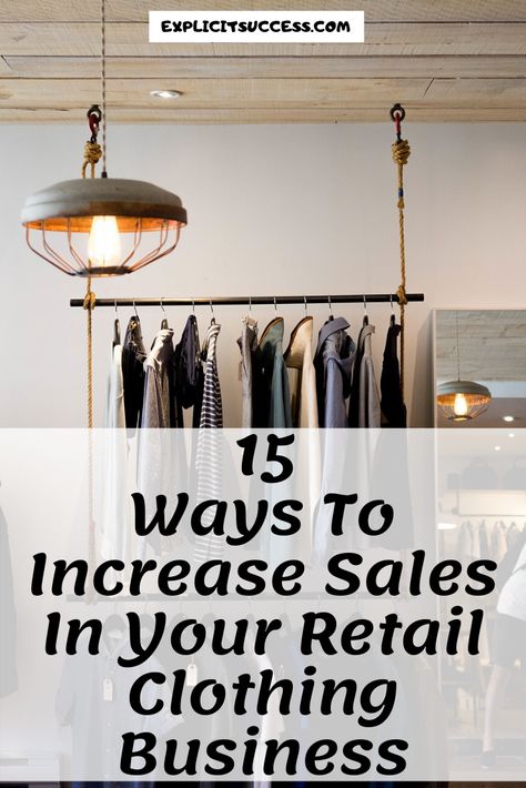 People have to wear clothes, it’s one of the basic necessities of life, so they need stores that sell clothes. Not just any clothes because most people are a lot more fashion and looks-conscious than they’d like to admit. Your job is to convince them and make them feel that the very best clothes, deals, prices and customer service are at your store. #business #clothes #retail #clothing #sales #profit #increase #marketing #products Retail Sale Ideas, Women's Clothing Store Design, Business Canvas, Basic Necessities, Clothing Sales, Business Clothes, Clothing Business, Marketing Products, Live In Style