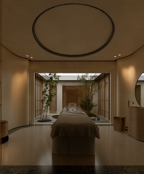 Japandi Spa, Japanese Spa, Spa Interior, Relaxation Room, Spa Room, Spa Design, Interior Design Art, Architecture Interior Design, Commercial Interiors