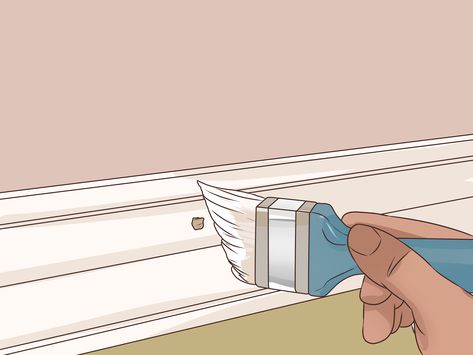 Patching Nail Holes In Walls, Covering Nail Holes On Trim, Filling Nail Holes In Trim, Nail Filler, How To Install Baseboards, Painting Baseboards, Fill Nail Holes, Putty Knife, Painting Nails