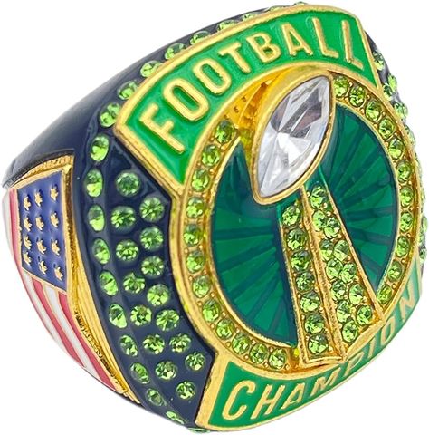 Green Sports, Green Shop, Championship Rings, Team Mom, Gold Bodies, Gifts For Sports Fans, Football Helmet, Star Images, Christmas 2023