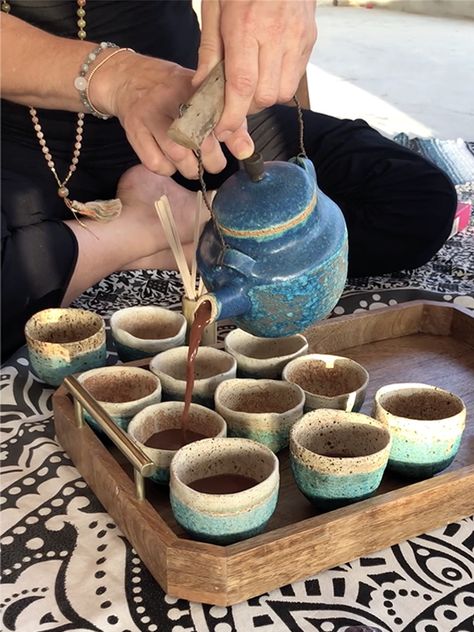 Retreat Space Ideas, Sacred Ceremony Space, Cacao Ceremony Circle, Womens Wellness Retreat, Cacao Ceremony Aesthetic, Spiritual Retreat Aesthetic, Womens Retreat Ideas, Cacao Photography, Wellness Retreat Aesthetic