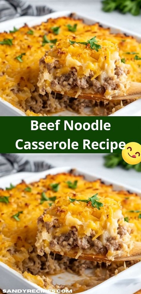 Craving a quick and delicious meal? This Beef Noodle Casserole Recipe is your answer! With simple ingredients and minimal prep time, it’s a family-friendly dish that makes for great leftovers and easy serving. Ground Beef And Noodles Easy, Ground Beef Casserole Recipes Noodles, Frozen Casserole Recipes, Ground Beef Noodle Casserole, Ground Beef Egg Noodles, Beef Egg Noodles, Beef Noodle Casserole, Casserole To Freeze, Easy Casserole Dishes