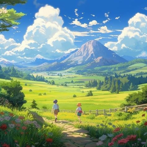 Anime Scenes, Modern Graphic Art, Scenery Background, Anime Backgrounds, Landscape Art Painting, Anime Backgrounds Wallpapers, Backgrounds Wallpapers, Landscape Scenery, Landscape Drawings