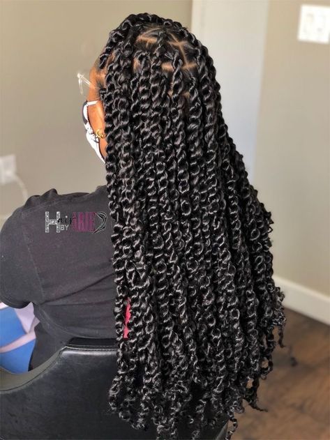 Queens Hairstyles, Island Twist Hairstyle, Passion Twists Hairstyle, Passion Braids, Black Baddies, Island Twist, Passion Twist Crochet, Twist Hairstyle, Hair Twists