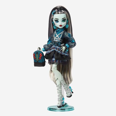 High School Dresses, New Monster High Dolls, Haunt Couture, Monster High School, Original Monster, Frankie Stein, Monster High Art, Haikou, Girl Superhero