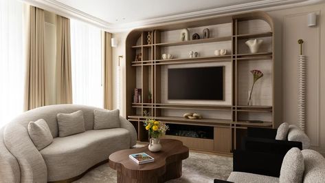 Highstay Unveils 3 New Luxury Apartment-Style Accommodations in Paris Living Room Wall Units, Console Furniture, Robb Report, Tv Unit Design, Luxe Interiors, Apartment Style, Paris Apartments, The Olympics, New Paris