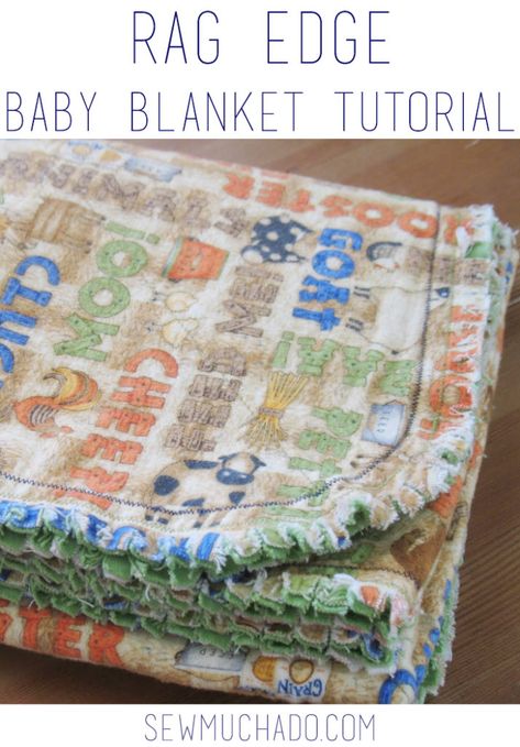 Baby Blanket Tutorial, Baby Sewing Projects, Beginner Sewing Projects Easy, Baby Projects, Leftover Fabric, Rag Quilt, Sewing Projects For Beginners, Sewing Skills, Receiving Blankets