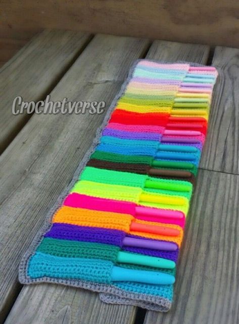 Diy Crochet Hook Case, Crochet Hook Case Free Pattern, Crochet Hook Case Pattern, Crochet Hook Organizer, Crochet Hook Holder, Crochet Organizer, Crochet Hook Case, Crochet Case, Dmc Embroidery Floss