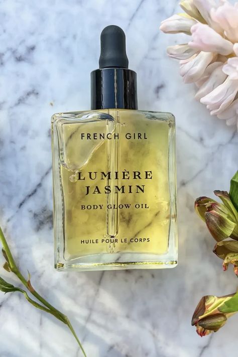 French Girl Lumière Body Glow Oil Jasmin – Studio Opal Boutique Luxury Body Oil, Glowing Body Skin Products, Body Oil Packaging, Body Glow Oil, Fragrance Business, Perfume Layering, Scented Body Oils, Natural Lotion, Spa Relaxation