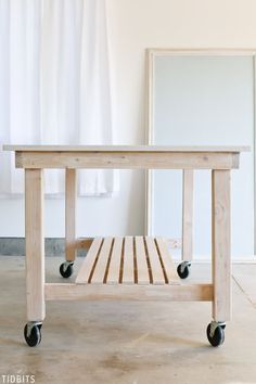 How To Build A Work Table, Movable Kitchen Island With Seating Modern, Painting Rack Storage, Custom Work Table, Diy Wood Working Table, Workshop Countertop Ideas, Diy Work Table Garage, Diy Prep Table Kitchen, Work Table Kitchen Island