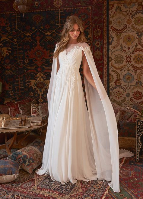 Celtic Wedding Dress, Elvish Wedding, Lotr Wedding, Medieval Wedding Dress, Chapel Train Wedding Dress, Pagan Wedding, Train Dress, Viking Wedding, Medieval Wedding