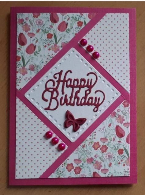 Handmade Birthday Cards For Females, Birthday Cards For Females, Women’s Birthday Cards, Female Birthday Cards Handmade Beautiful, Ctmh Card Ideas, Su Birthday Cards For Women, Homemade Birthday Cards For Women, Female Birthday Cards Handmade, Stampin Up Birthday Cards For Women