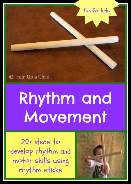 Rhythm and Movement for Kids {Rhythm Sticks} ~ Learn Play Imagine Music Camp Activities, Toddler Music, Dance Activities, Rhythm Sticks, Music For Toddlers, Rhythm Activities, Kindergarten Music, Music Study, Music Classes