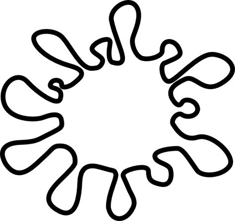 Paint Splatter Coloring Splats Splash Choose Clip Drawing Colouring Sketch Coloring Page Blank Coloring Pages, Paint Splats, Preschool Christmas Crafts, Preschool Christmas, Clipart Black And White, Paint Splash, Cute Coloring Pages, Free Clip Art, Paint Cans