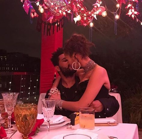 The Weeknd and Bella Hadid, Birthday Kiss The Weeknd, Bella Hadid, A Man, Wine, Red