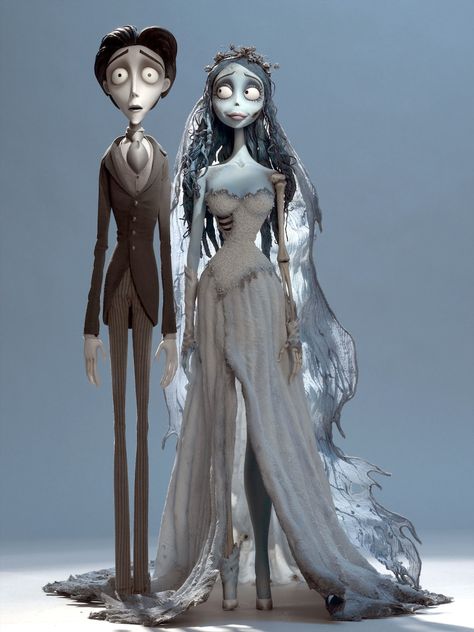 Tim Burton Costumes, Corpse Bride Dress, Halloween Bride Costumes, Corpse Bride Costume, Emily Corpse Bride, Tim Burton Corpse Bride, Halloween Parejas, Tim Burton Characters, Bride Costume