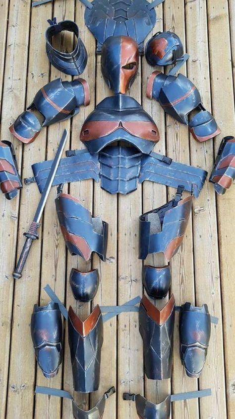 Deathstroke Deathstroke Suit, Deathstroke Costume, Deathstroke Cosplay, Dc Deathstroke, Armadura Cosplay, Foam Armor, Futuristic Armour, Iron Man Armor, Cosplay Armor