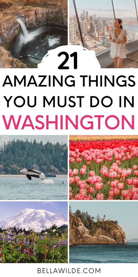 Washington State Road Trip, State Bucket List, Seattle Travel Guide, Washington State Hikes, Things To Do In Washington, Olympic National Park Washington, Pacific Northwest Travel, Washington State Travel, Seattle Travel