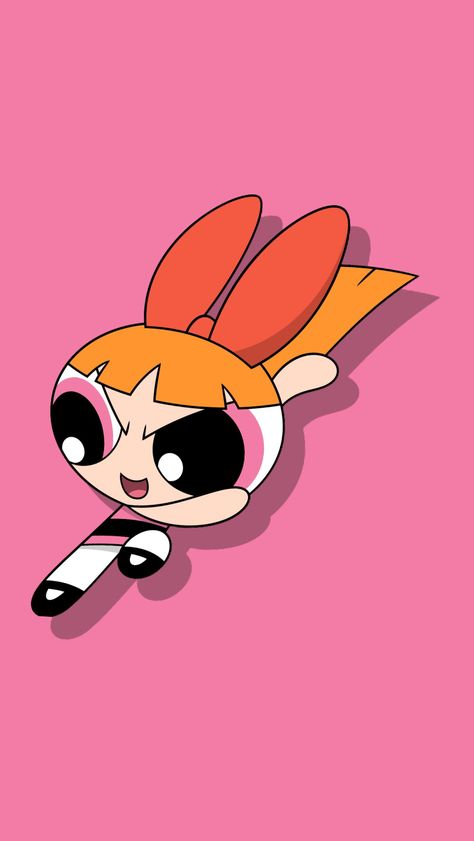 Blossom Cartoon, Powerpuff Blossom, Blossom Powerpuff, Powerpuff Kızları, Blossom Ppg, Cartoon Network Characters, Red Hair Bow, Black Mary Jane Shoes, Powerpuff Girl