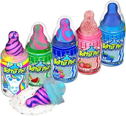 Triple Power Push Pop Baby Bottle Pop - 6 Different Fruit Flavours - Display of Individual Lollipops - Fun Candy for Birthdays and Parties, Pack 18, 18 Count (Pack of 1) : Amazon.ca: Everything Else Candy For Party, Push Pop Candy, Blue Raspberry Lemonade, Pop Party, Goodie Bags For Kids, Bags For Kids, Push Pop, Push Pops, Different Fruits