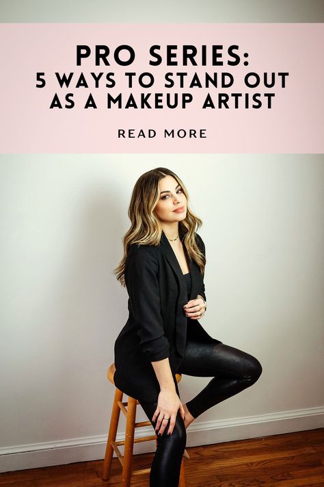 Outfits For Makeup Artist, Makeup Artist Style Clothes, Makeup Artist Look Ideas, How To Become A Mua, Hair And Makeup Artist Aesthetic, Mua Profile Picture, Makeup Artist Attire, Makeup Artist Marketing Ideas, Content For Makeup Artist