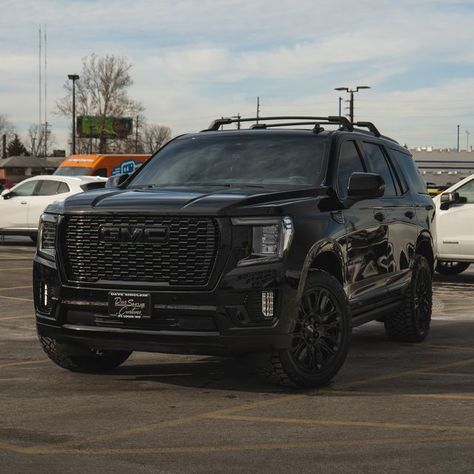 Black Yukon Denali, Blacked Out Yukon, Black Gmc Yukon, 2023 Gmc Yukon Denali, Gmc Yukon Denali Ultimate, Yukon Denali Ultimate, 2023 Gmc Yukon, Gmc Denali Truck, Blacked Out Cars