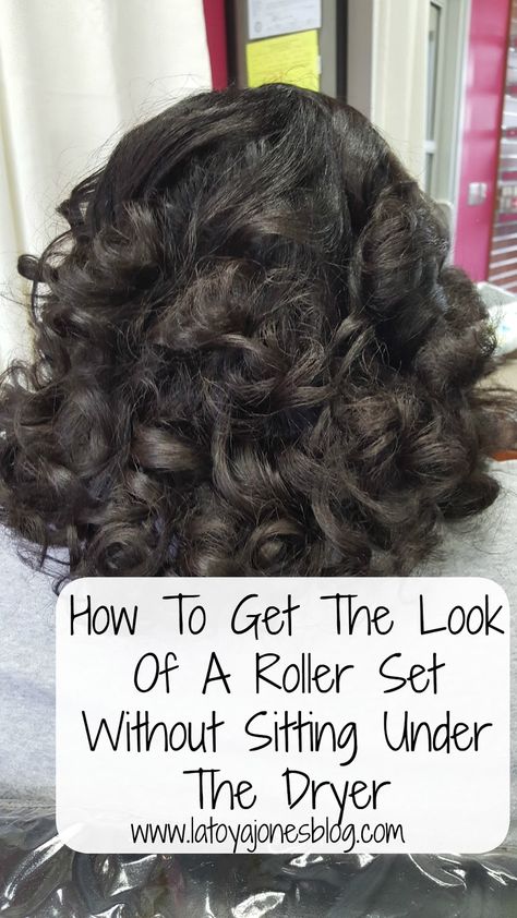 Roller Set Relaxed Hair Hairstyles, Roller Set Natural Hair, Protective Styles For Natural Hair Short, Roller Set Hairstyles, Heat Free Curls, Healthy Relaxed Hair, Relaxed Hair Care, Curls Hairstyles, Free Tv