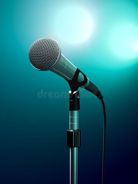 Microphone On Stage, Cocktail Book Design, Comedy Stories, Music Mic, यूट्यूब लोगो, World Music Day, Music Wallpapers, Groot Marvel, Army Couple